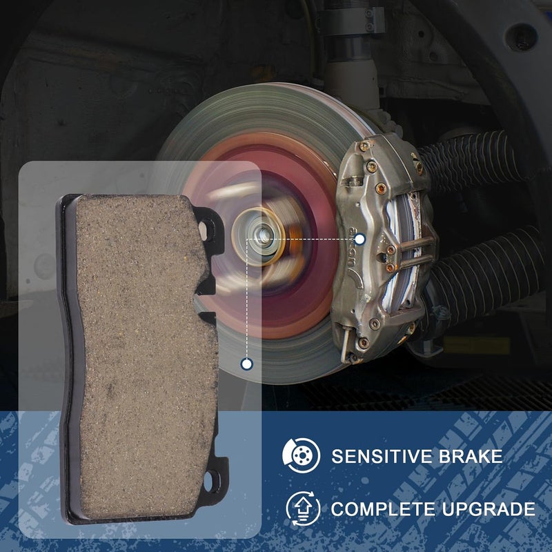 HECHENQICHE Front Ceramic Brake Pads for Audi Q5 - Image 2